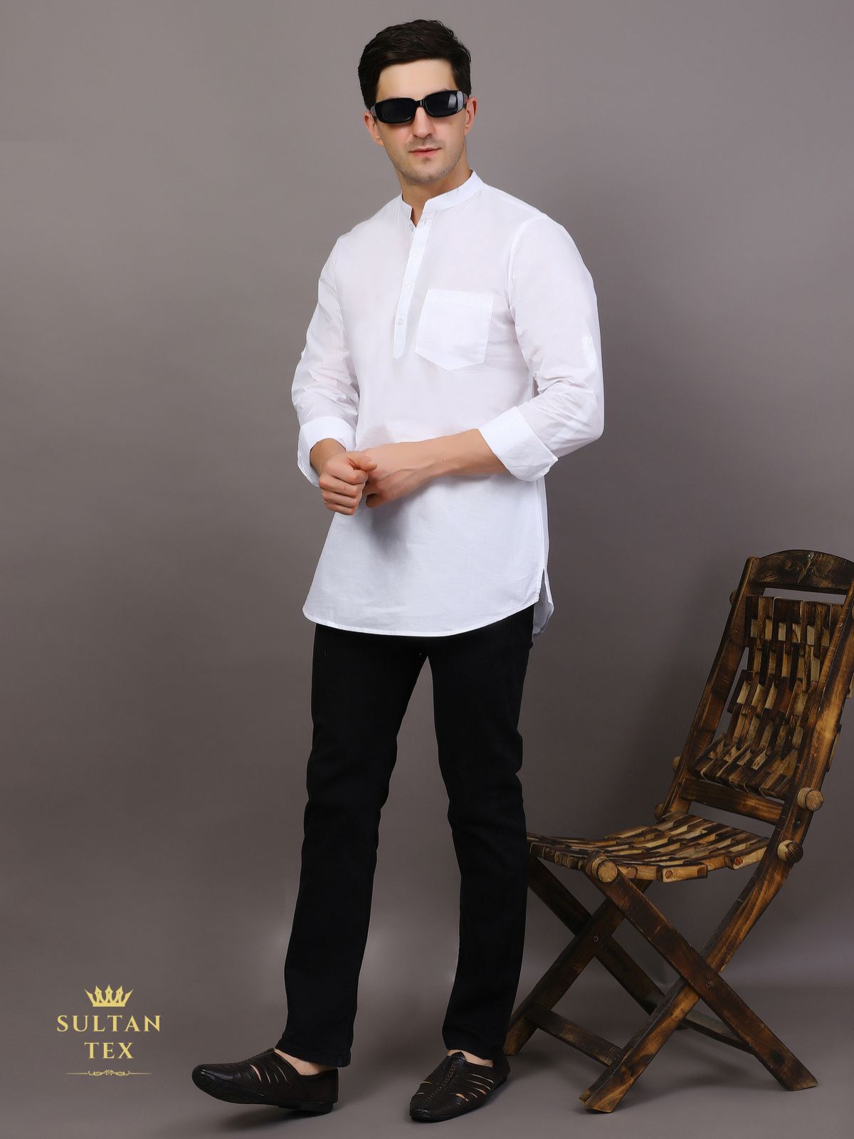 Short Kurta - Classic White - SU-SK-005