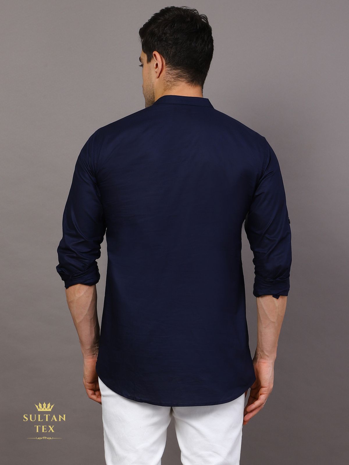 Short Kurta - Navy Blue - SU-SK-001