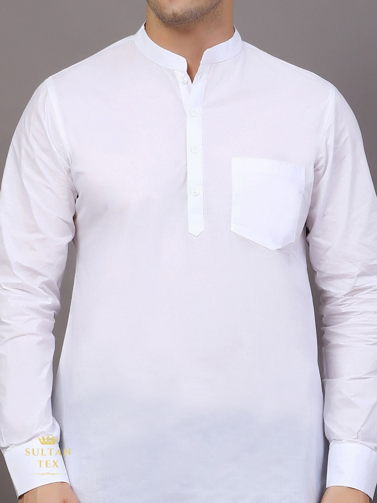 Short Kurta - Classic White - SU-SK-005