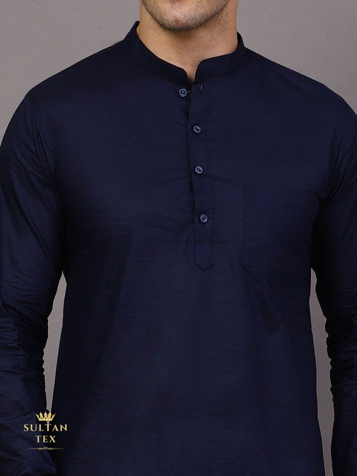 Short Kurta - Navy Blue - SU-SK-001