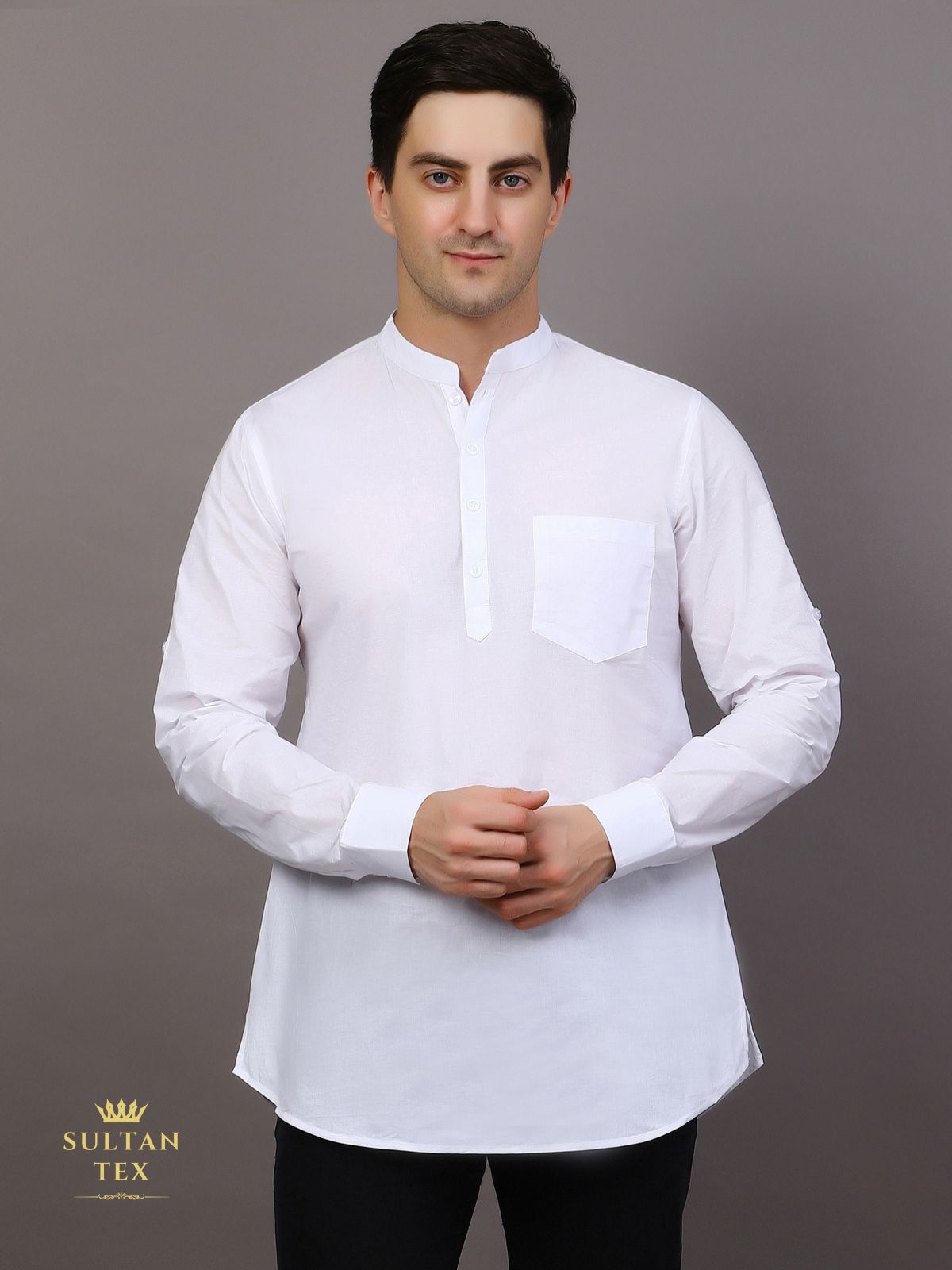 Short Kurta - Classic White - SU-SK-005