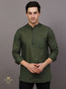 Short Kurta - Bottle Green - SU-SK-004