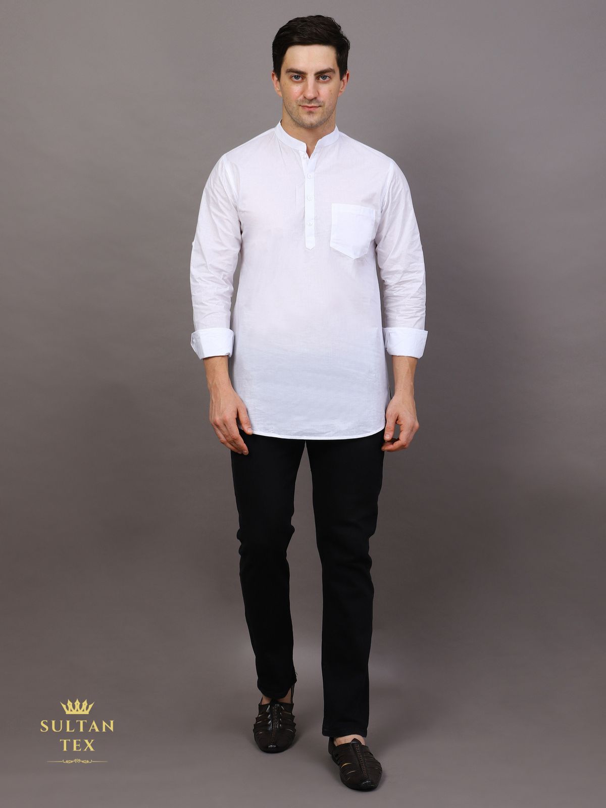 Short Kurta - Classic White - SU-SK-005