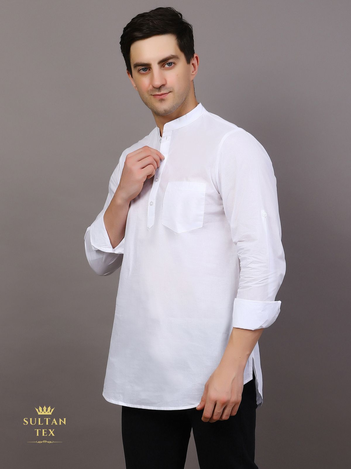 Short Kurta - Classic White - SU-SK-005