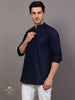 Short Kurta - Navy Blue - SU-SK-001