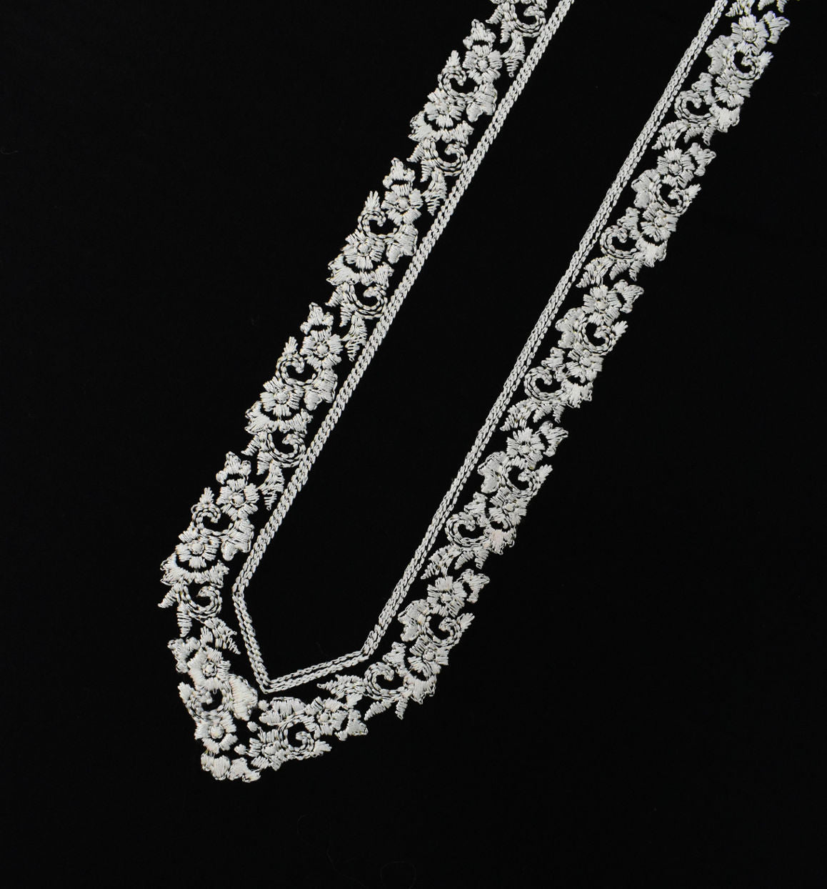 Black Embroidered Kurta Pajama - SU-CC-049 - Unstitched