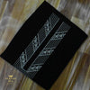 Elegant Black Embroidered Kurta Pajama - SU-CC-055 - Unstitched