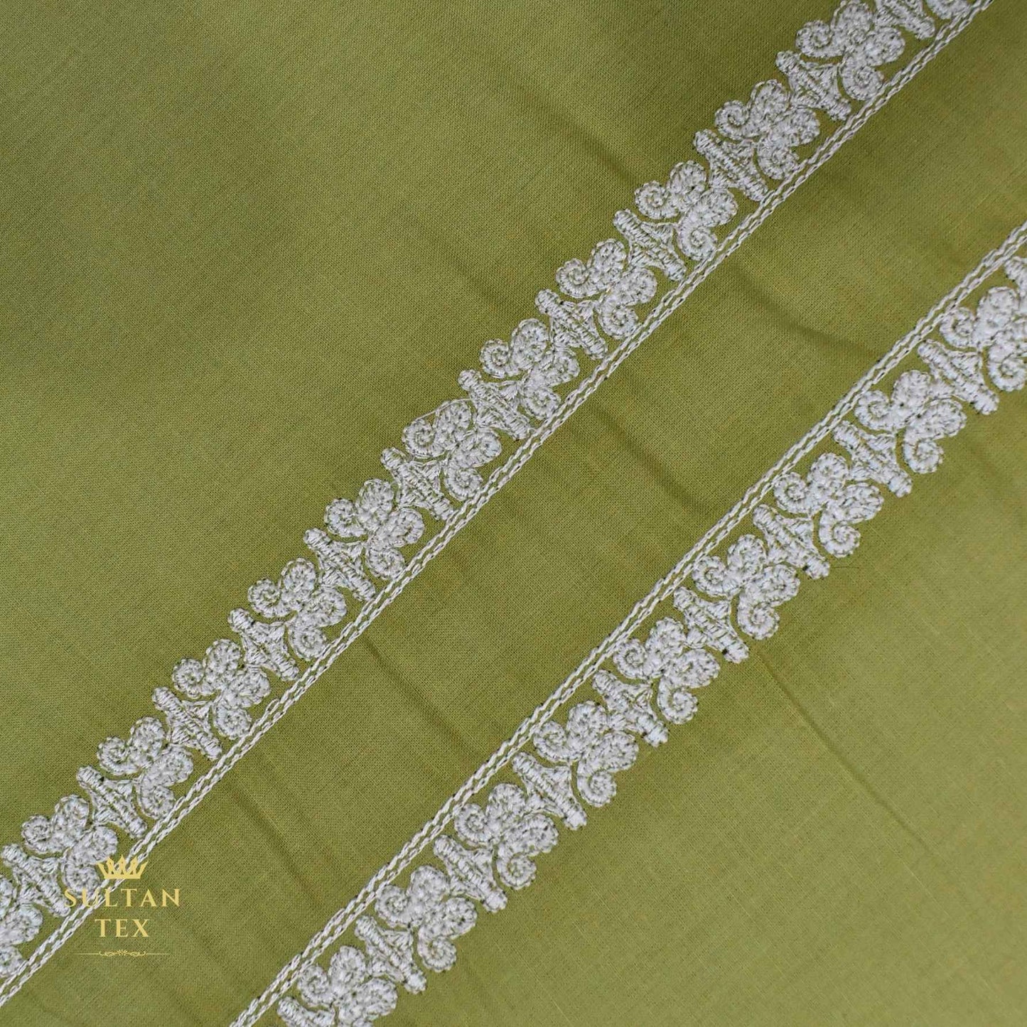 Vivid Mustard Embroidered Kurta Pajama - SU-CC-059 - Unstitched