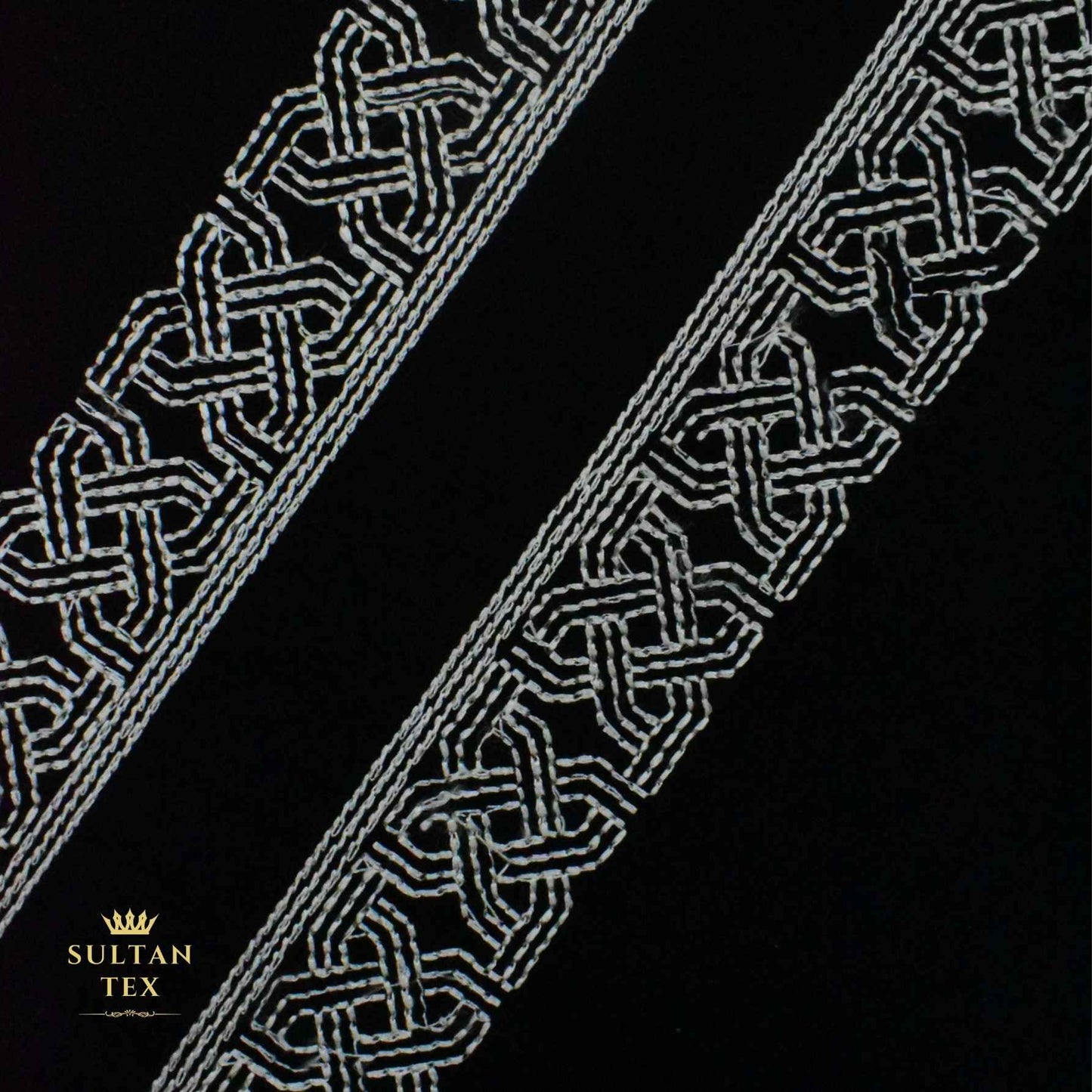 Elegant Black Embroidered Kurta Pajama - SU-CC-050 - Unstitched