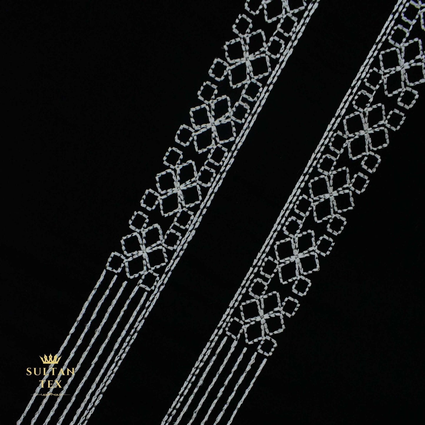 Elegant Black Embroidered Kurta Pajama - SU-CC-072 - Unstitched