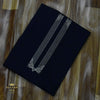 Deep Navy Blue Embroidered Kurta Pajama - SU-CC-073 - Unstitched