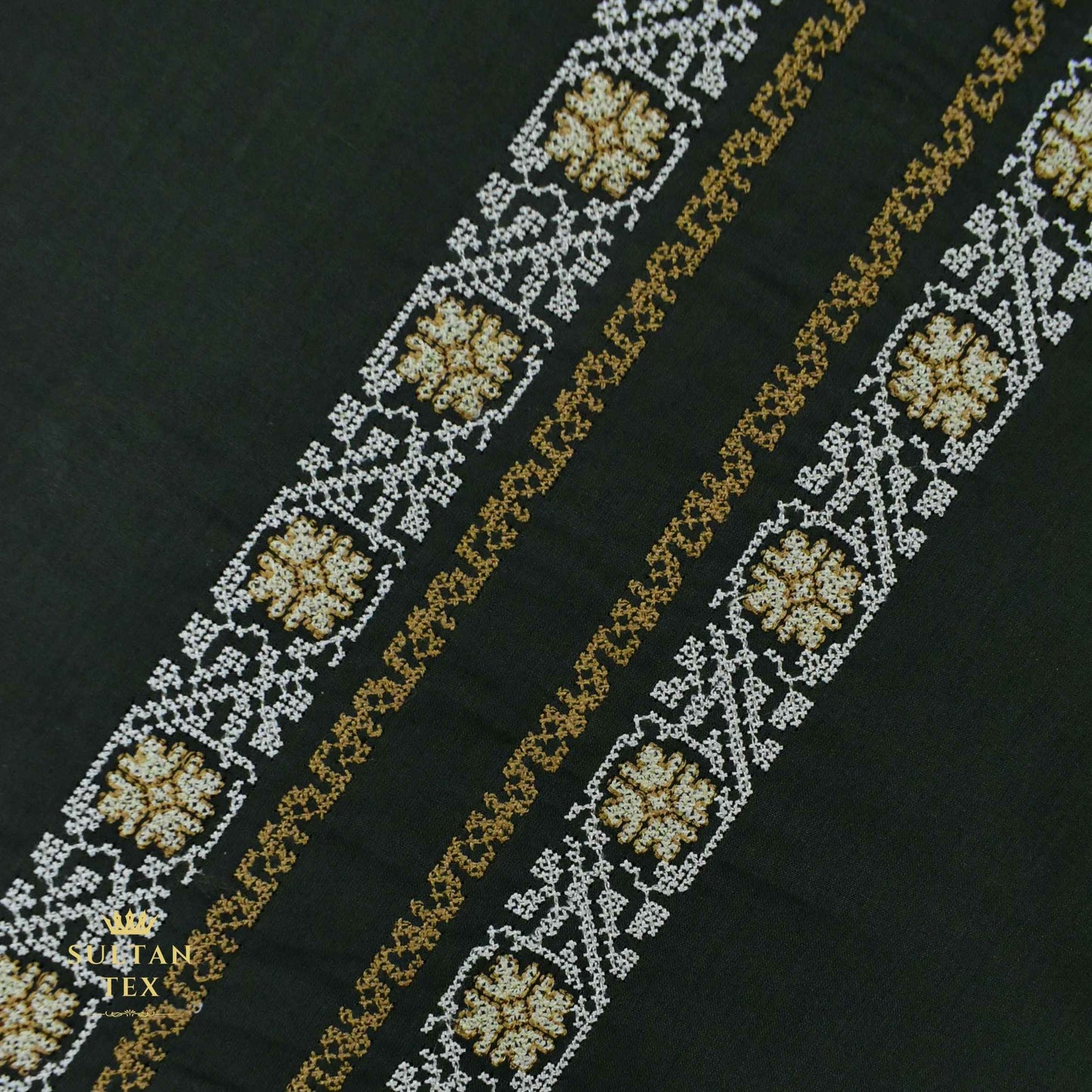 Rich Bottle Green Embroidered Kurta Pajama - SU-CC-077 - Unstitched