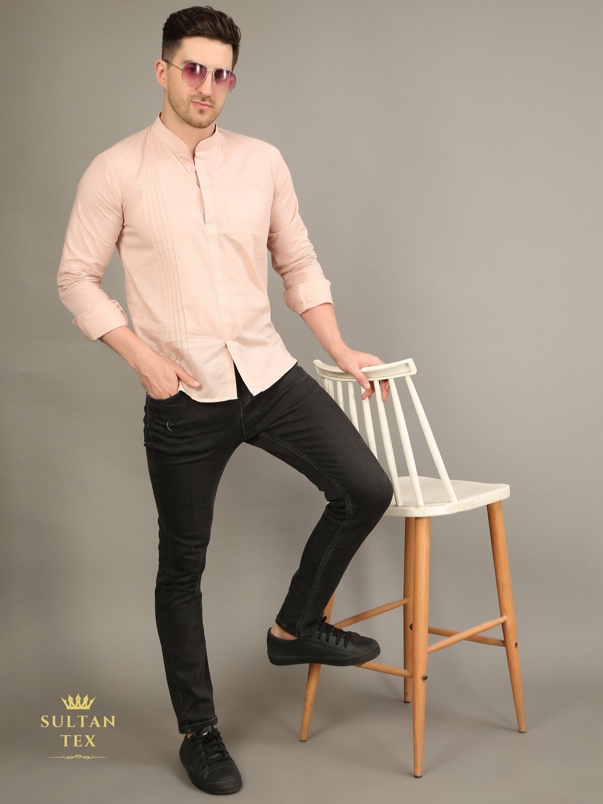The Modern Shirt - Dusty Peach - SU-MS-003