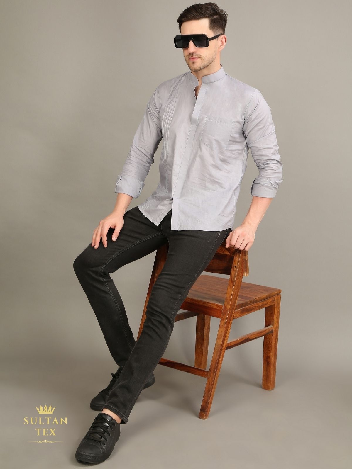 The Modern Shirt - Dusty Grey - SU-MS-005